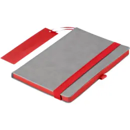 Altitude Colourblock A5 Soft Cover Notebook Red
